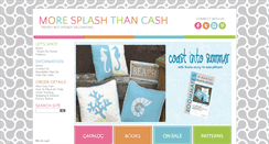 Desktop Screenshot of moresplashthancash.com